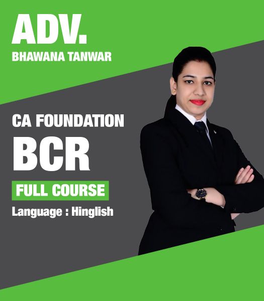 Picture of BCR, Full Course by Adv. Bhawana Tanwar (Hindi + English)