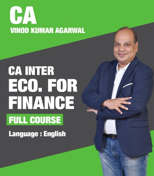 Picture of CA Inter Economics For Finance , Full Course by CA Vinod Kumar Agarwal (English)