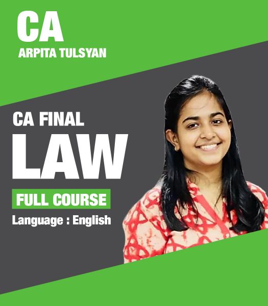 Picture of CA Final Law, Full Course by CA Arpita Tulsyan (English)