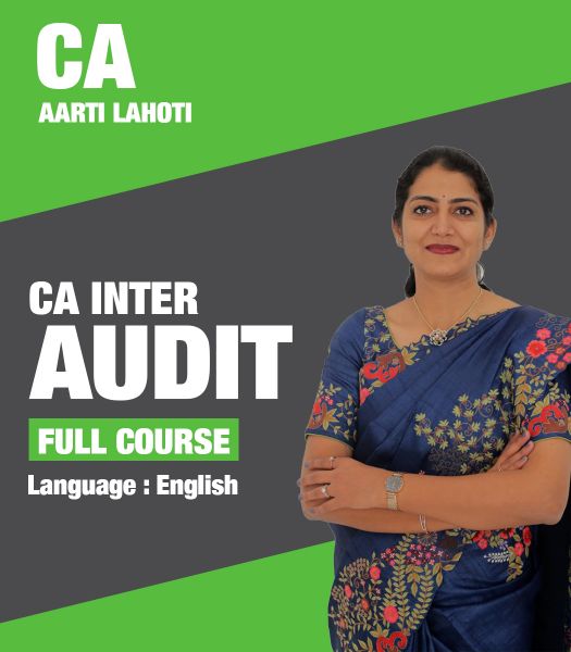 Picture of CA Inter Audit Regular lectures, Version 5.0 By CA Aarti Lahoti 