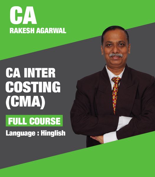 Picture of CA Inter Costing Version 4.O, Full Course by CA Rakesh Agrawal (Hindi + English)