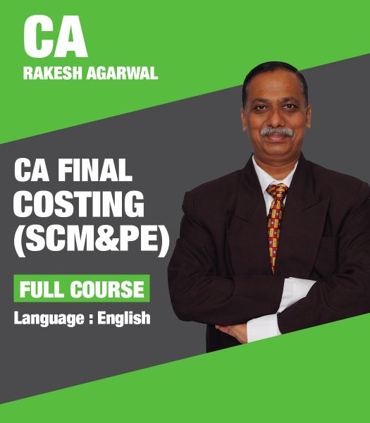 Picture of CA Final SCMPE - Costing, Full Course by CA Rakesh Agrawal (English)