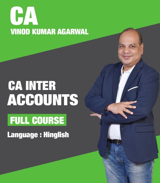 Picture of CA Inter Accounts, Full Course by CA Vinod Kumar Agarwal (Hindi + English)