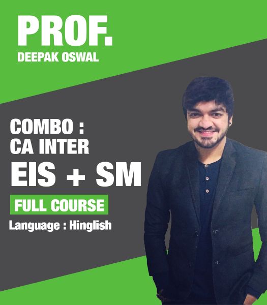 Picture of CA Inter EIS + SM, Full Course by Prof. Deepak Oswal (Hindi + English)