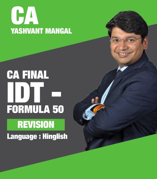 Picture of IDT, Revision by CA Yashvant Mangal (Hindi + English)