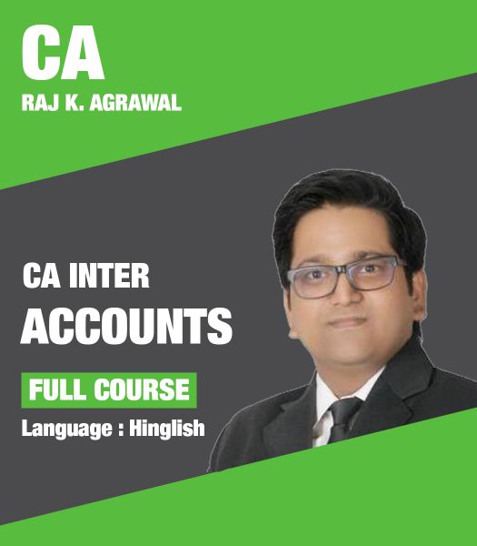 Picture of Accounts, Full Course by CA Raj K Agrawal (Hindi + English)