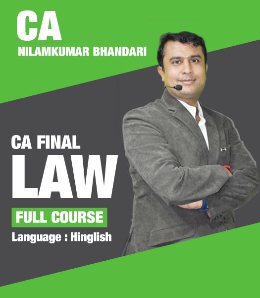 Picture of Law, Full Course by CA Nilamkumar Bhandari (Hindi + English)