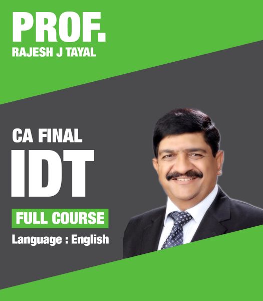 Picture of IDT, Full Course by Prof. Rajesh J Tayal (English)