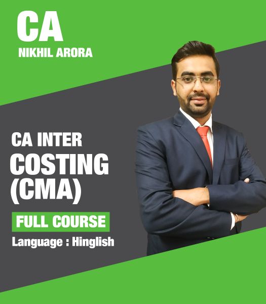 Picture of Costing, Full Course by CA Nikhil Arora (Hindi + English)