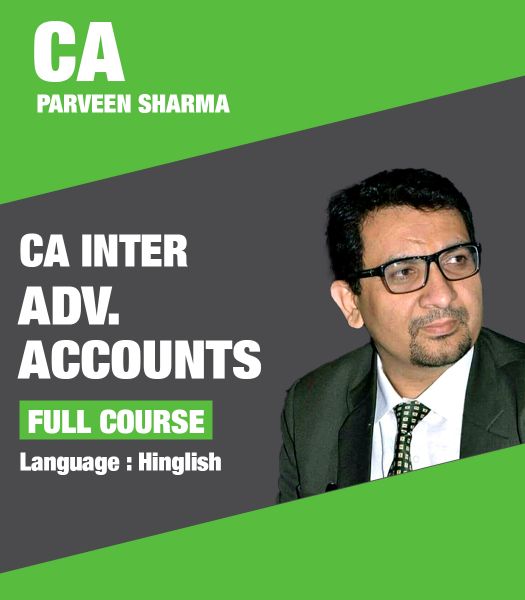 Picture of Adv Accounting, Full Course by CA Parveen Sharma (Hindi + English)