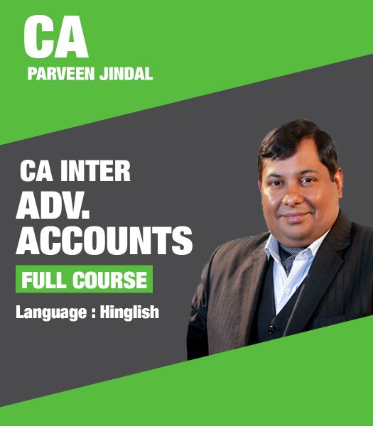 Picture of Adv Accounting, Full Course by CA Parveen Jindal (Hindi + English)
