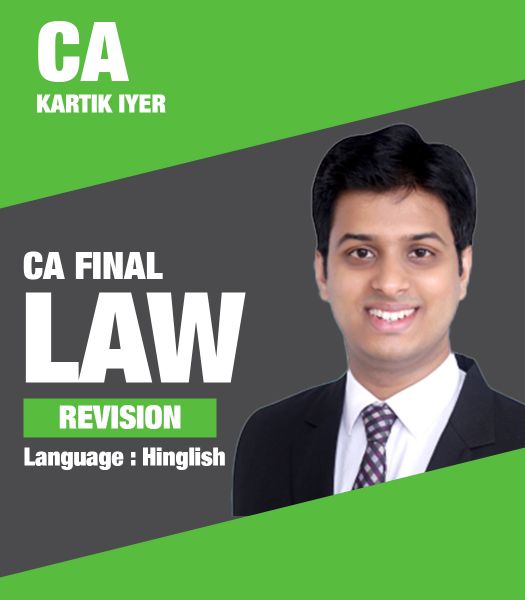 Picture of Law, Revision by CA Kartik Iyer (Hindi + English)