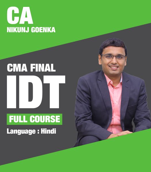 Picture of IDT, Full Course by CA Nikunj Goenka (Hindi + English)