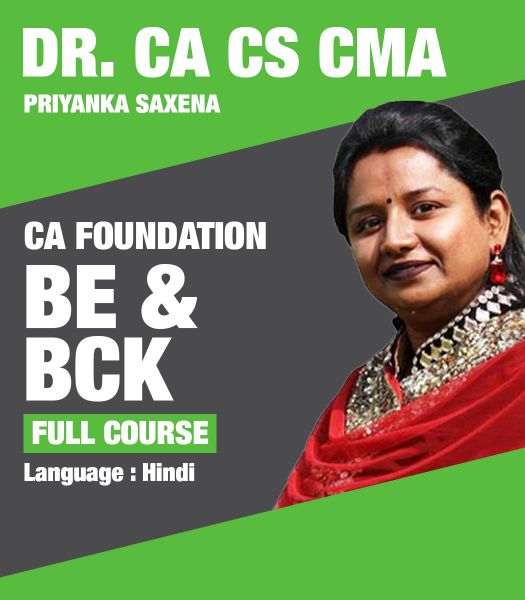 Picture of BEBCK, Full Course by Dr. CA CS CMA Priyanka Saxena (Hindi)