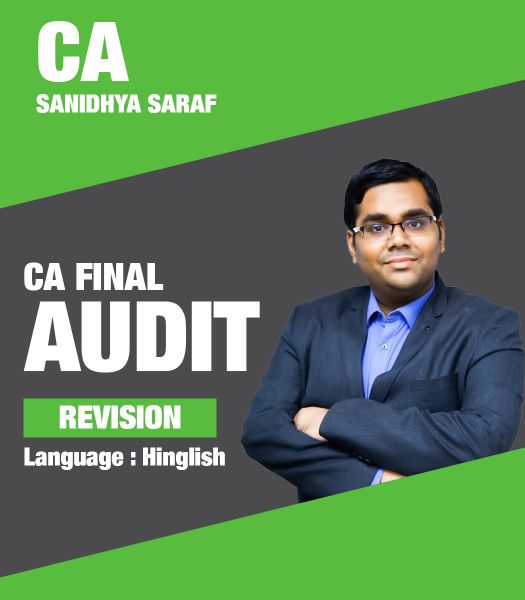 Picture of Audit, Revision by CA Sanidhya Saraf (Hindi + English)