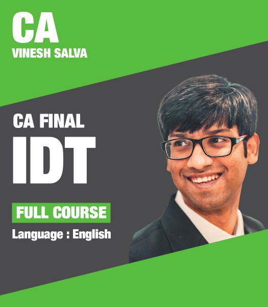 Picture of IDT, Full Course by CA Vinesh Savla (English)