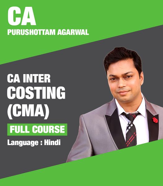 Picture of Costing, Full Course by CA Purushottam Agarwal (Hindi)