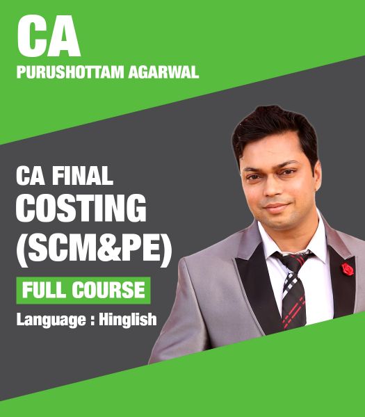 Picture of SCMPE - Costing, Full Course by CA Purushottam Agarwal (Hindi + English)