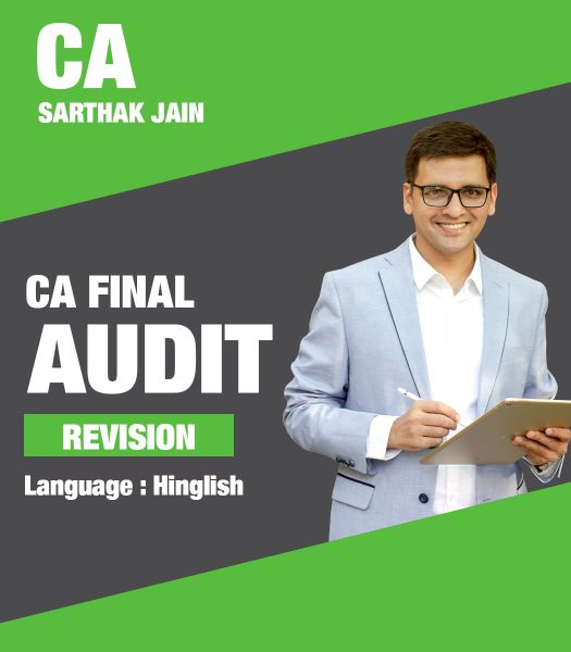 Picture of Audit, Revision by CA Sarthak Jain (Hindi + English)