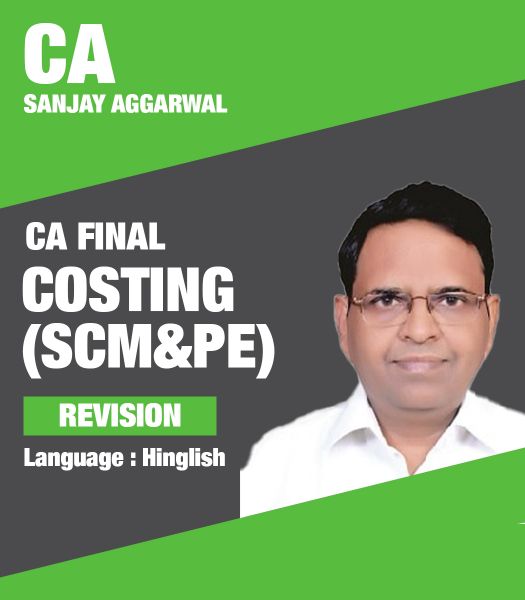 Picture of SCMPE - Costing, Revision by CA Sanjay Aggarwal (Hindi + English)