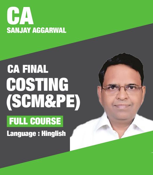 Picture of SCMPE - Costing, Full Course by CA Sanjay Aggarwal (Hindi + English)