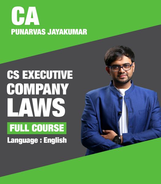 Picture of Company Law, Full Course by CA Punarvas Jayakumar (English)