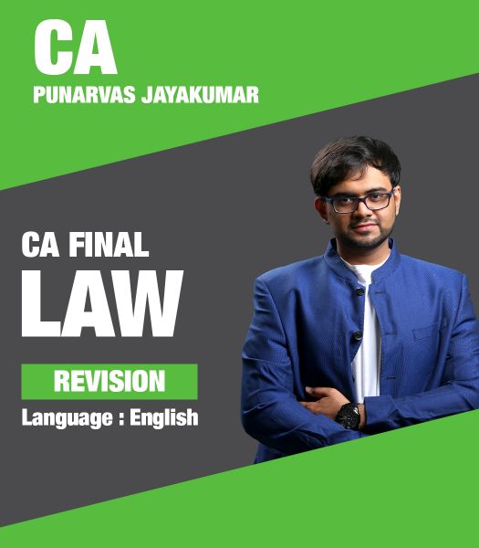 Picture of Law, Revision by CA Punarvas Jayakumar (English)