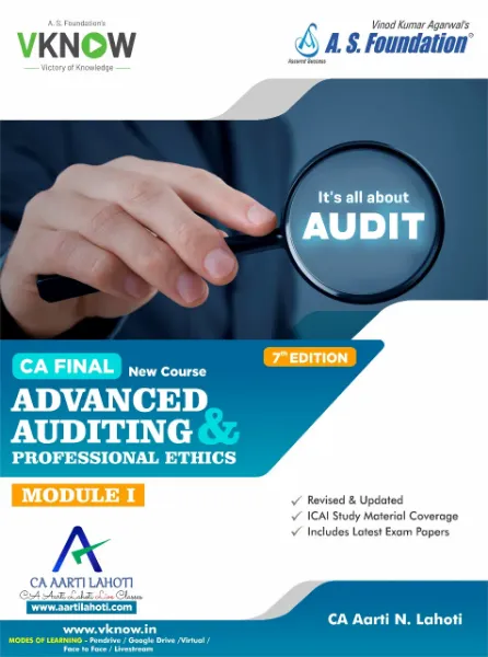 Picture of Book CA Final Audit 7th Edition By CA Aarti Lahoti