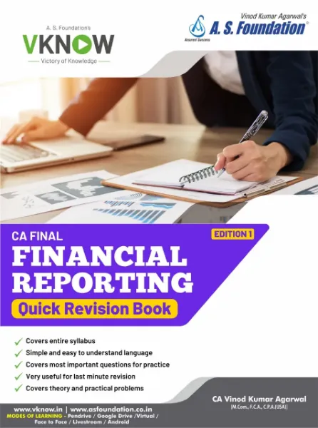 Picture of eBook CA Final FR Quick Revision By CA Vinod Kumar Agarwal