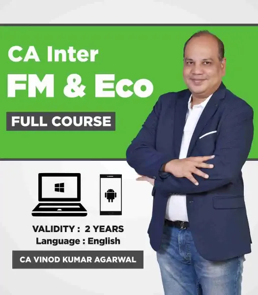 Picture of CA Inter FM & Eco , Full Course by CA Vinod Kumar Agarwal (English)
