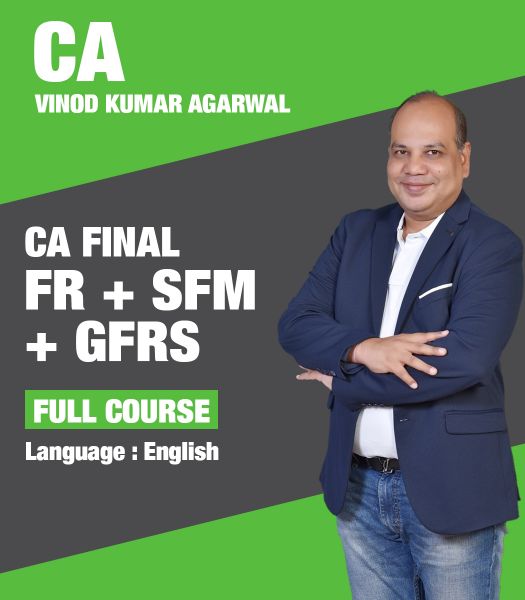 Picture of CA Final FR + SFM + GFRS, Full Course by CA Vinod Kumar Agarwal (English)