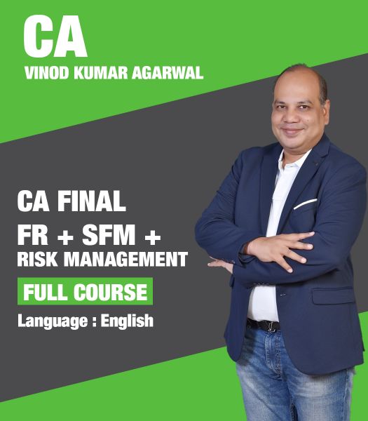 Picture of CA Final FR + SFM + Risk Management, Full Course by CA Vinod Kumar Agarwal (English)