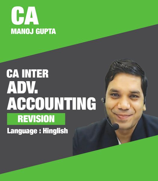 Picture of Adv Accounting, Revision by CA Manoj Gupta (Hindi + English)