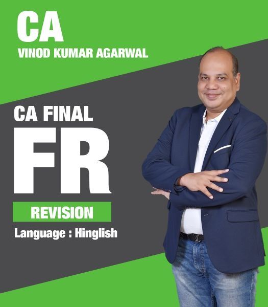 Picture of CA Final FR, Revision 1.0 by CA Vinod Kumar Agarwal (Hindi + English)