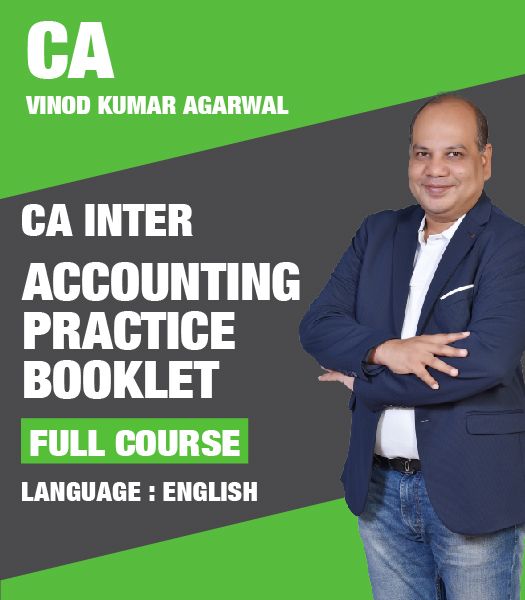 Picture of CA Inter Accounting Practice Booklet by CA Vinod Kumar Agarwal