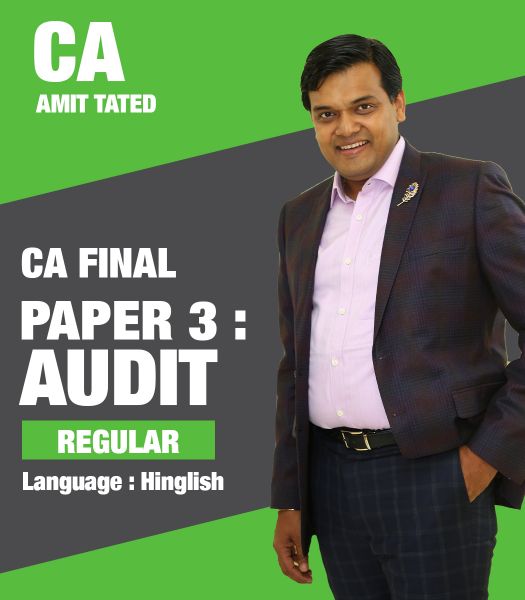Picture of CA Final Audit Regular video lectures by CA Amit Tated