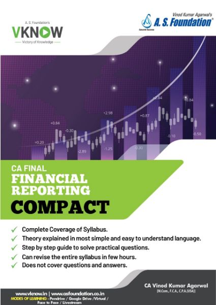 Picture of Book CA Final Financial Reporting Compact By CA Vinod Kumar Agarwal 