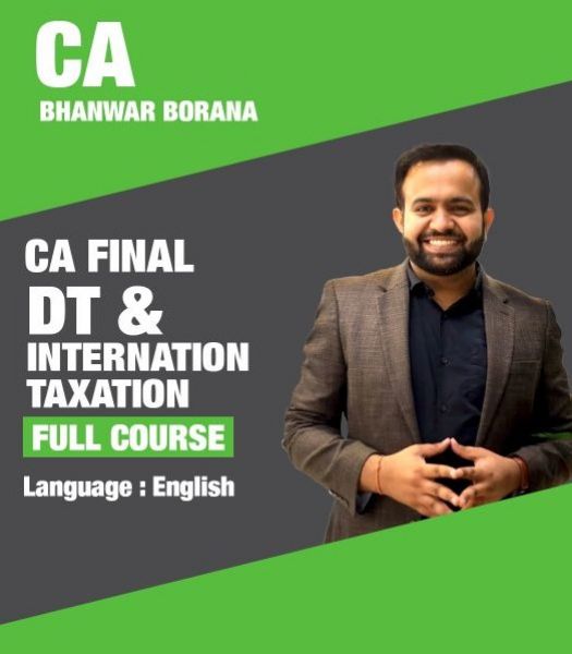 Picture of CA Final DT & Int. Tax, Full Course by CA Bhanwar Borana (English)