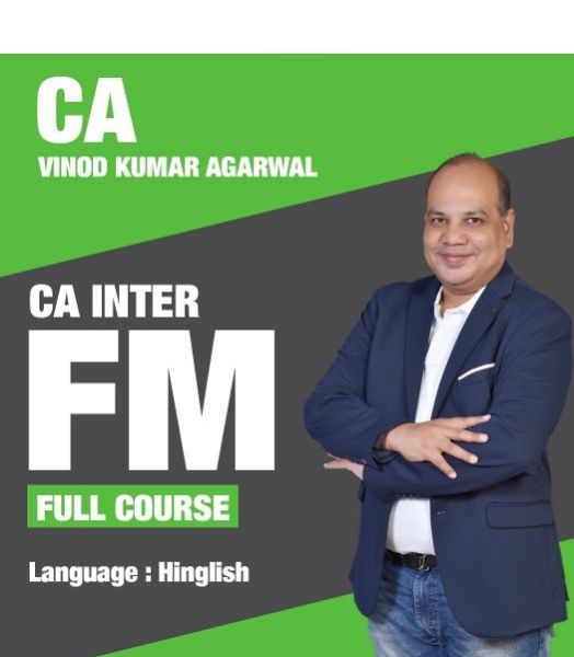 Picture of CA Inter FM, Full Course by CA Vinod Kumar Agarwal Hindi + English)