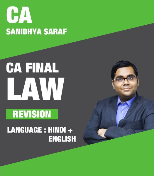 Picture of Law Fast Track course by CA Sanidhya Saraf (Hindi + English) 