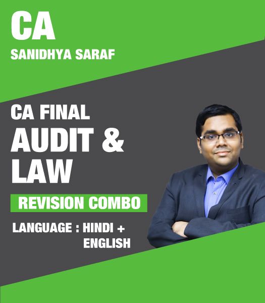 Picture of Audit and Law Fast Track Combo course by CA Sanidhya Saraf (Hindi + English)