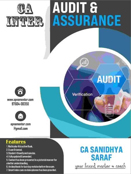 Picture of CA Inter Audit Concept Book By CA Sanidhya Saraf 