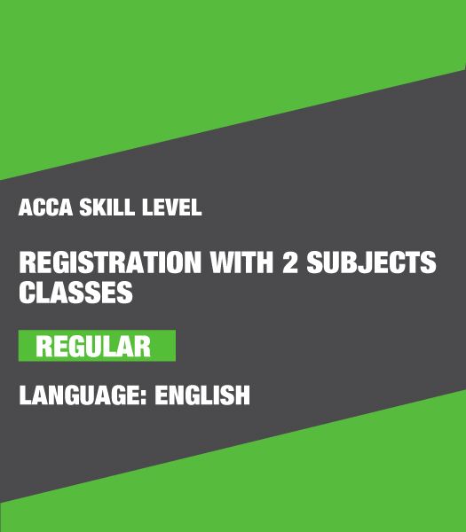 Picture of ACCA Skill Level Registration with 2 Subjects Classes