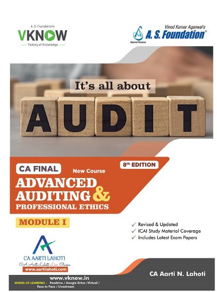 Picture of Book CA Final Audit 8th Edition By CA Aarti Lahoti 
