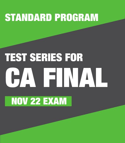 Picture of Test Series for CA Final - Nov 22 Exam (Standard Program)