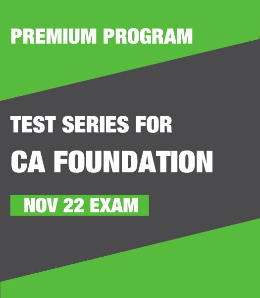 Picture of Test Series for CA Foundation - Nov 22 Exam (Premium Program)