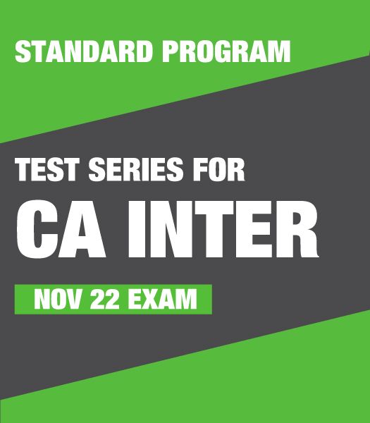 Picture of Test Series for CA Inter - Nov 22 Exam (Standard Program)