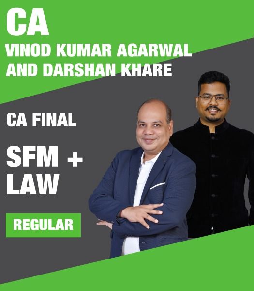 Picture of Combo CA Final SFM & LAW Regular by CA Vinod Kumar Agarwal  & CA Darshan Khare 