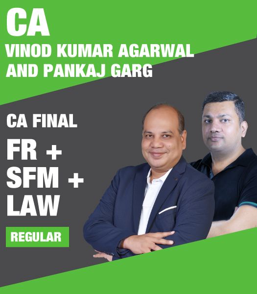 Picture of Combo CA Final FR + SFM & LAW Regular by CA Vinod Kumar Agarwal  & CA Pankaj Garg 