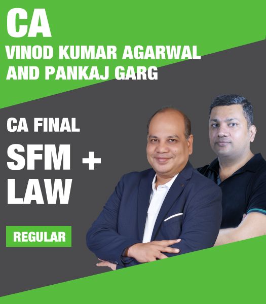 Picture of Combo CA Final SFM & LAW Regular by CA Vinod Kumar Agarwal  & CA Pankaj Garg